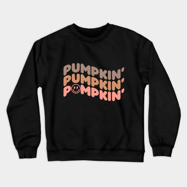 Donut Shop Pumpkin' Coffee Lovers, I Love Coffee Expresso Latte Pumpkin Spice Crewneck Sweatshirt by SilverLake